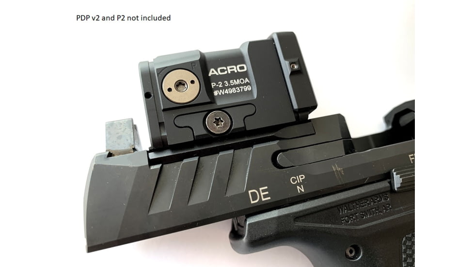 Forward Controls Design V2 PDP Walther PDP Aimpoint ACRO P1 and P2 Adapter Plate