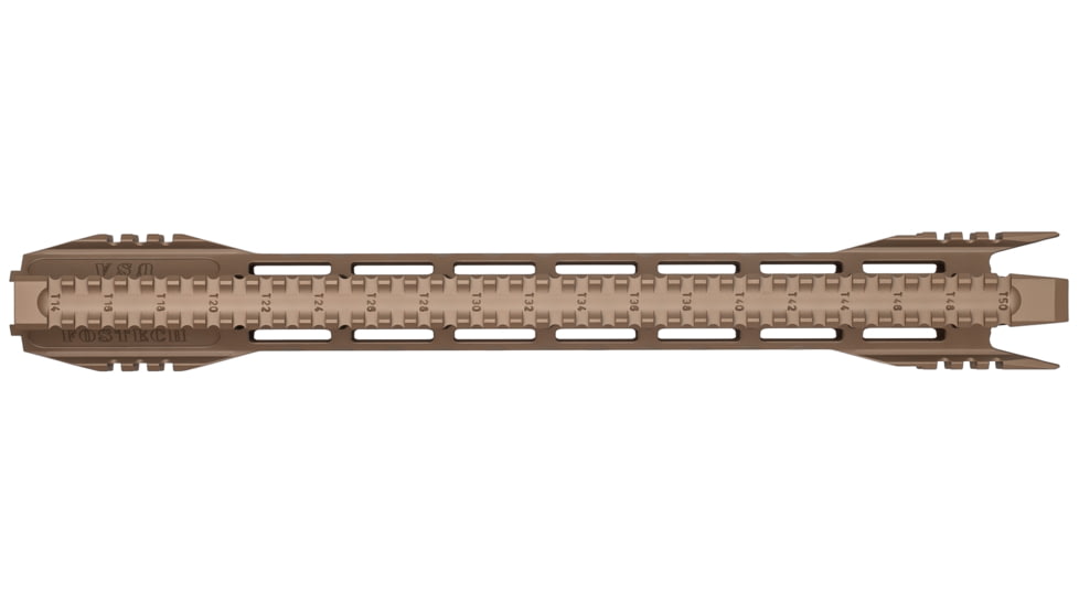 Fostech MACH-1 16 inch AR-15 Tactical Rail, Flat Dark Earth, 6600-FDE