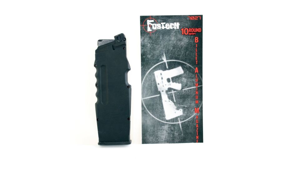 Fostech Origin-12 Magazine, Billet, 10-Round, Black, 7027-10RD