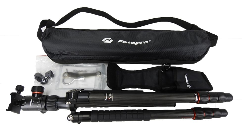 Fotopro X-Go Plus Tripod Kit, Black, Plus, FPXGO Plus