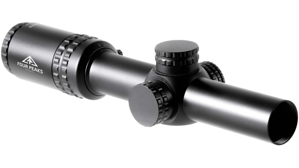 Four Peaks Armory 1-6x24mm 30mm Tube SFP Rifle Scope, Illuminated, Anodized, Black, 12012