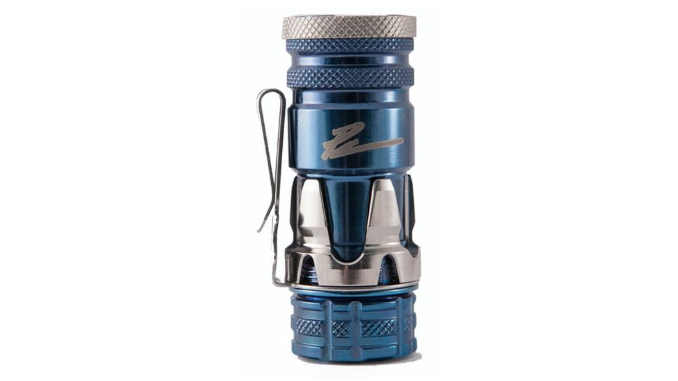 Foursevens PKPaladin Titanium Finish Flashlight, 450 Lumens, Blue titanium PKL-EDF