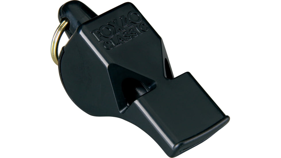 Fox 40 Classic Safety Whistle Black w/ Lanyard FO54141