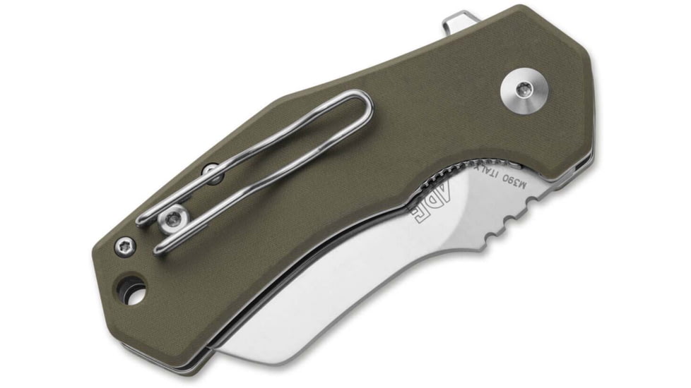 Fox Italico Folding Knife, 2.36in, M390, G10 Green Handle, 01FX894