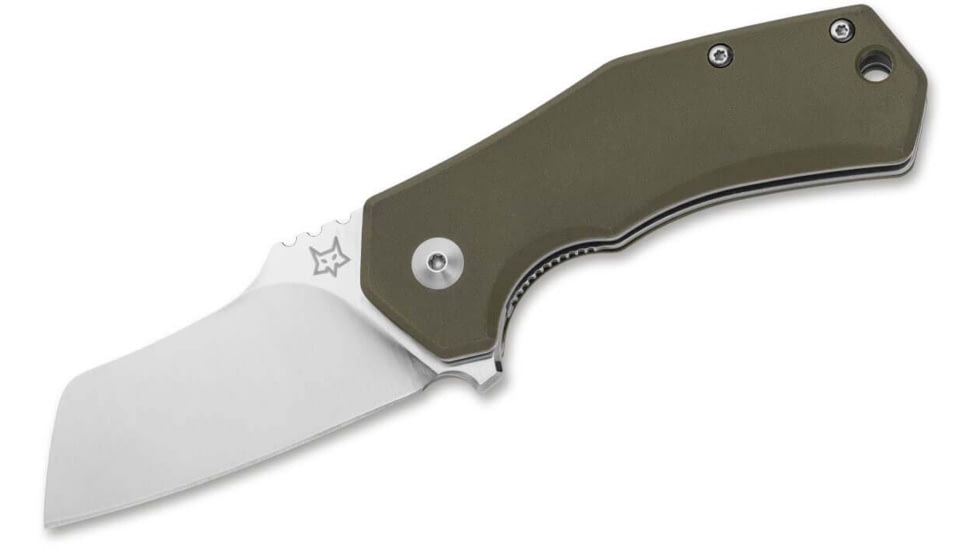 Fox Italico Folding Knife, 2.36in, M390, G10 Green Handle, 01FX894