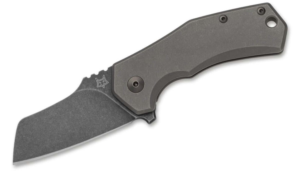 Fox Italico Folding Knife, 2.36in, M390, Titanium Black Handle, 01FX896
