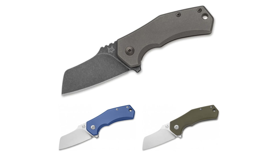 Fox Italico Folding Knife, Black, Blue, Green