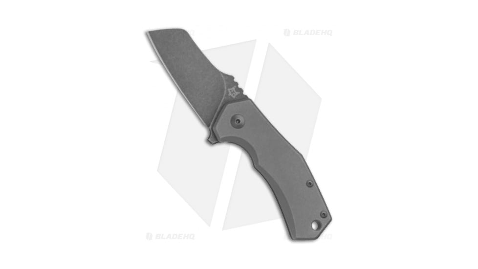 Fox Knives Americas Italico Folding Knife, 2.375in, Bohler N690, Drop Point Blade, Polymer, Black Handle, Black/Black, 5.875 inch, BHQ-196722