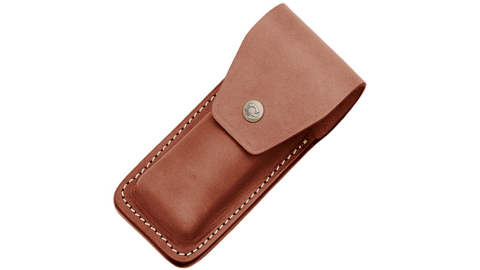 Fox Leather Sheath 5.5in, Fits up to 5.5 closed folding knives, 09FX038