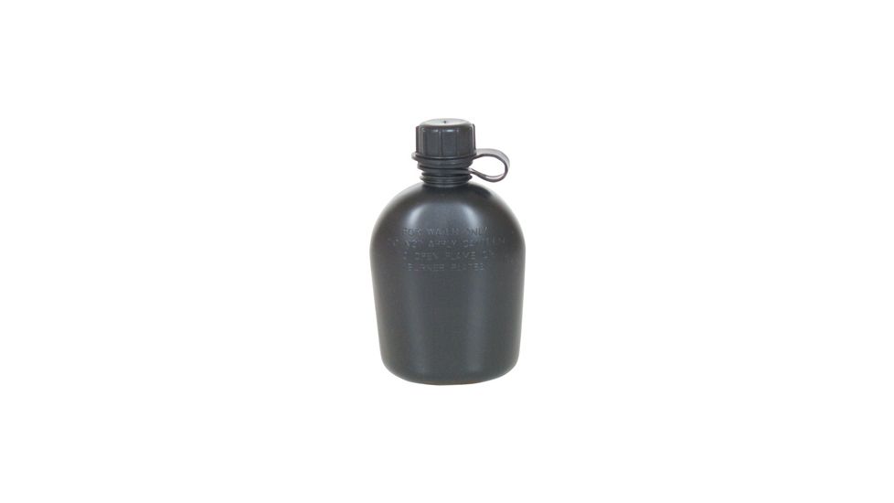 Fox Outdoor 1 Qt. Canteen 3pc, Black 099598331115