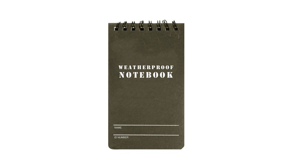 Fox Outdoor 3 X 5 Military Style Weatherproof Notebook - Coyote 39-038