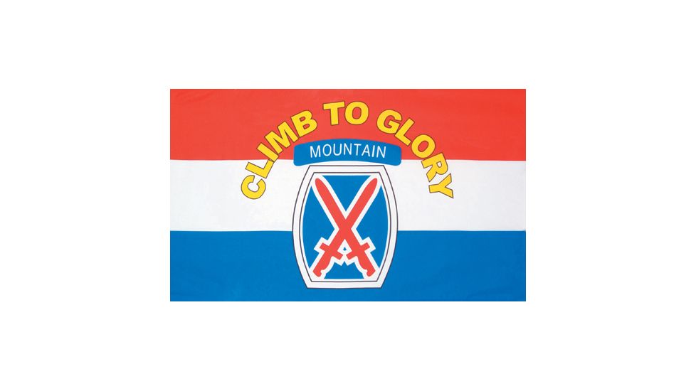 Fox Outdoor 3ft x 5ft Flags, 10th Mountain Division, 84-197