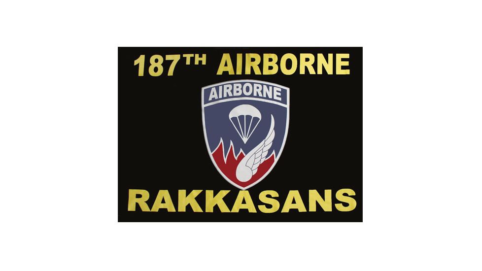 Fox Outdoor 3ft x 5ft Flags, 187th Airborne, 84-118