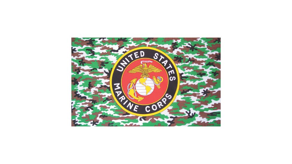 Fox Outdoor 3ft x 5ft Flags, USMC Camo 84-055