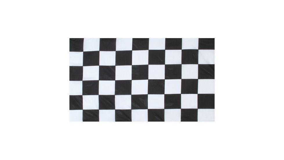 Fox Outdoor 3ft x 5ft Flags, Black &amp; White Checkered, 84-495
