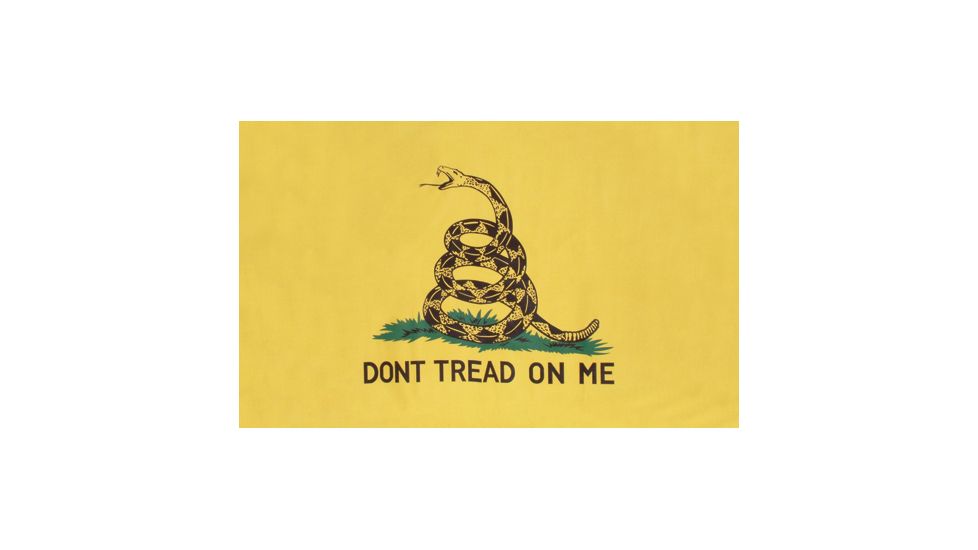 Fox Outdoor 3ft x 5ft Flags, Dont Tread On Me, 84-52