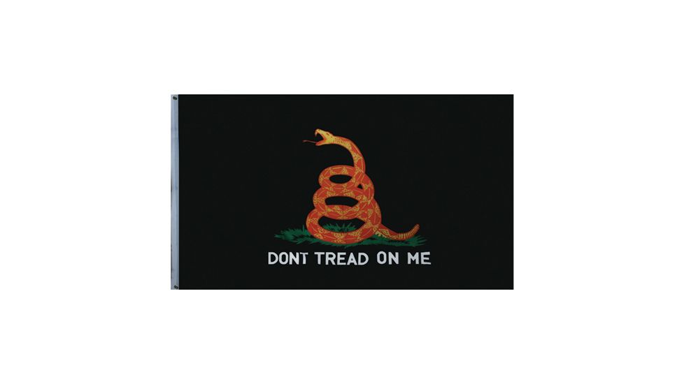 Fox Outdoor 3ft x 5ft Flags, Dont Tread On Me, 84-526