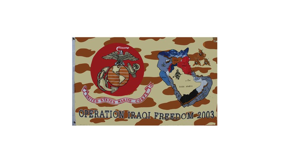 Fox Outdoor 3ft x 5ft Flags, Operation Iraqi Freedom, 84-38