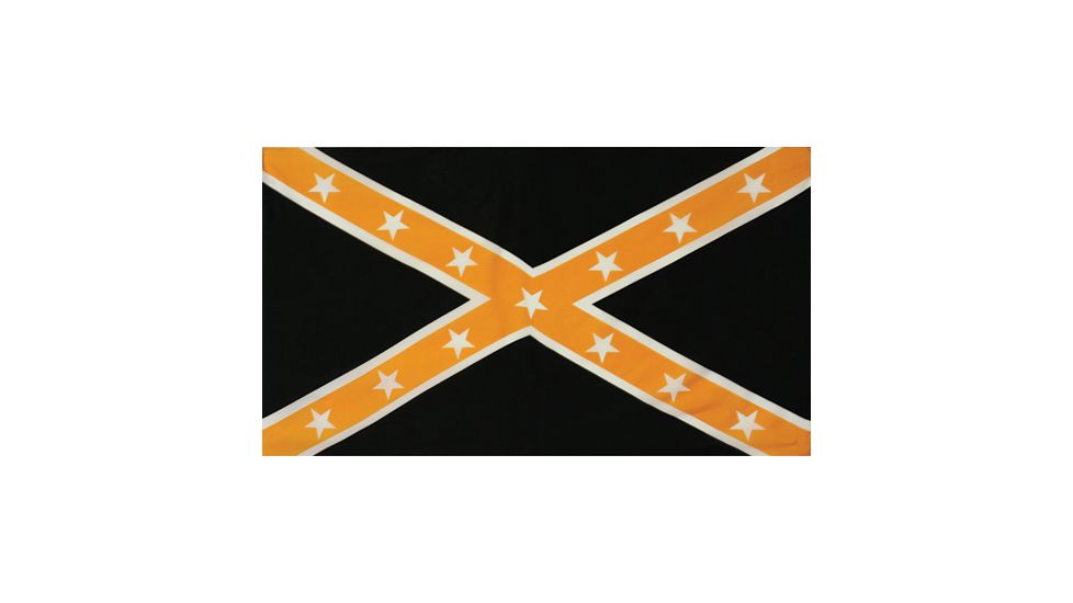 Fox Outdoor 3ft x 5ft Flags, Orange Black Battle Flag, 84-081