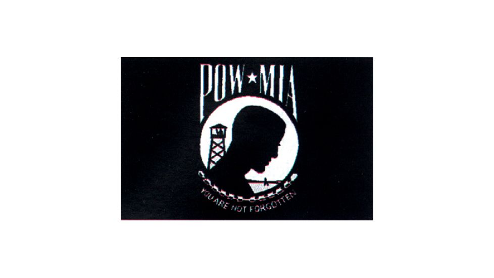 Fox Outdoor 3ft x 5ft Flags, POW/MIA, 84-07