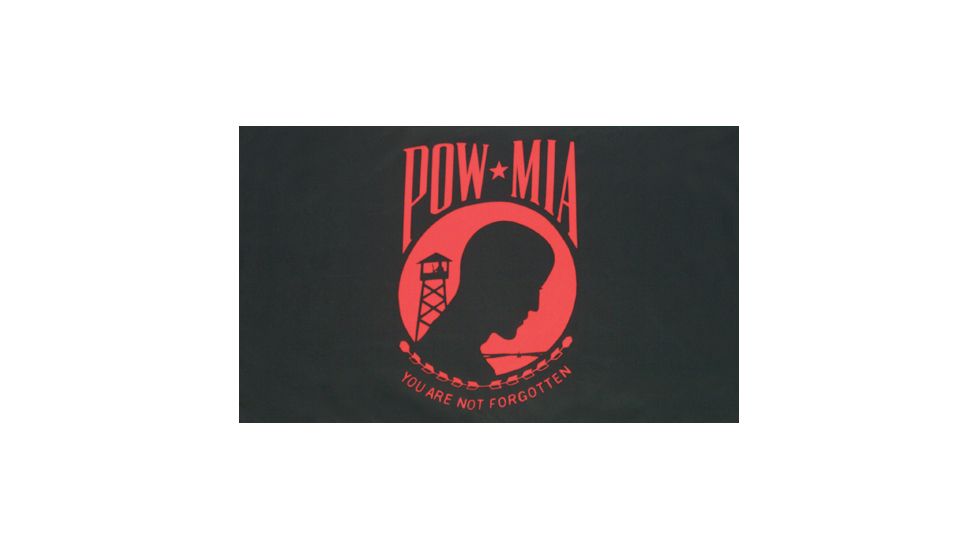 Fox Outdoor 3ft x 5ft Flags, POW/MIA, 84-071