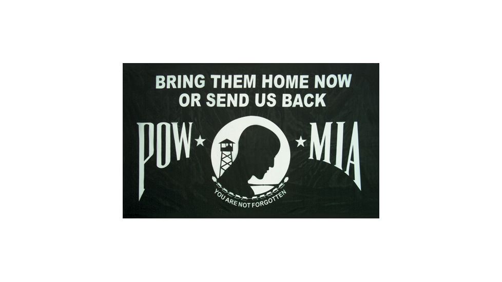 Fox Outdoor 3ft x 5ft Flags, POW/MIA, 84-075