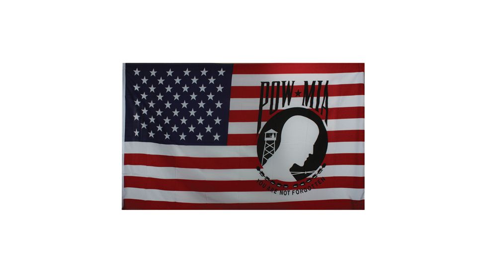 Fox Outdoor 3ft x 5ft Flags, POW/MIA-USA, 84-007