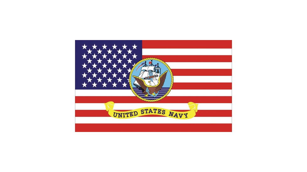 Fox Outdoor 3ft x 5ft Flags, USA Navy, 84-003