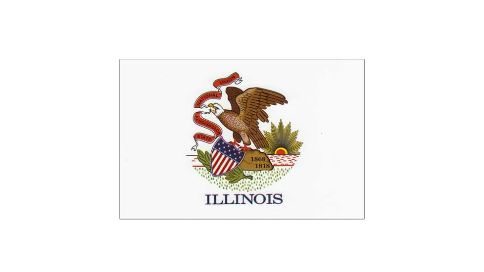 Fox Outdoor 3ft x 5ft State Flags, Illinois, 84-613