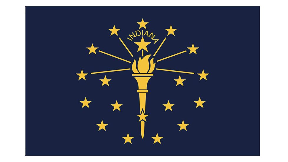 Fox Outdoor 3ft x 5ft State Flags, Indiana, 84-614