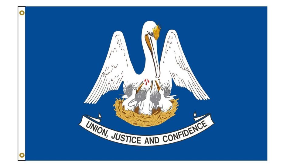Fox Outdoor 3ft x 5ft State Flags, Louisiana, 84-618