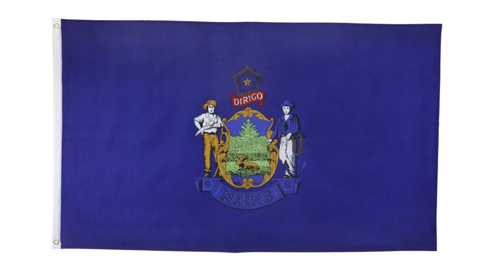 Fox Outdoor 3ft x 5ft State Flags, Maine, 84-619