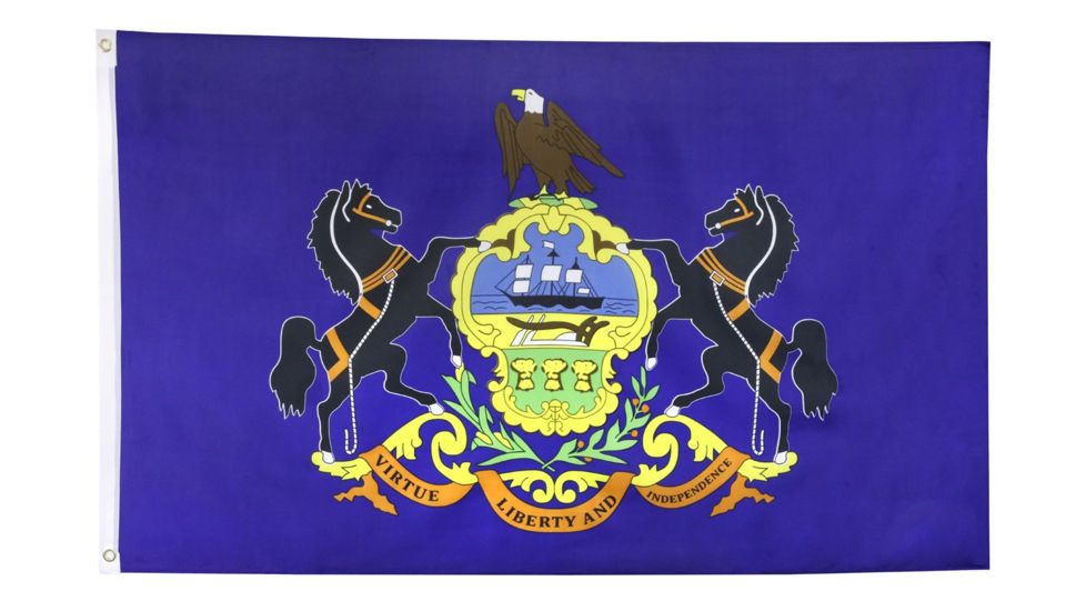 Fox Outdoor 3ft x 5ft State Flags, Pennsylvania, 84-638
