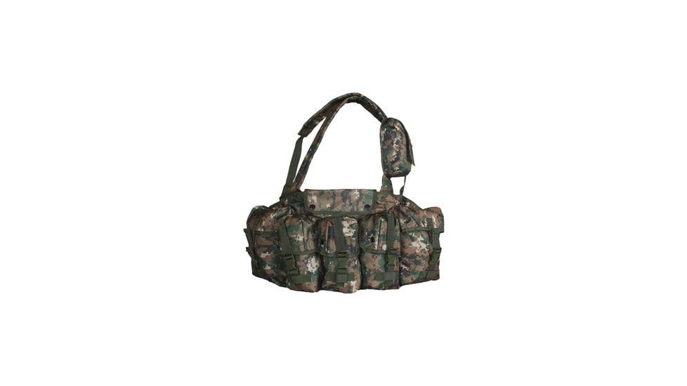 Fox Outdoor 7-Pocket Chest Rig, Digital Woodland 099598652234