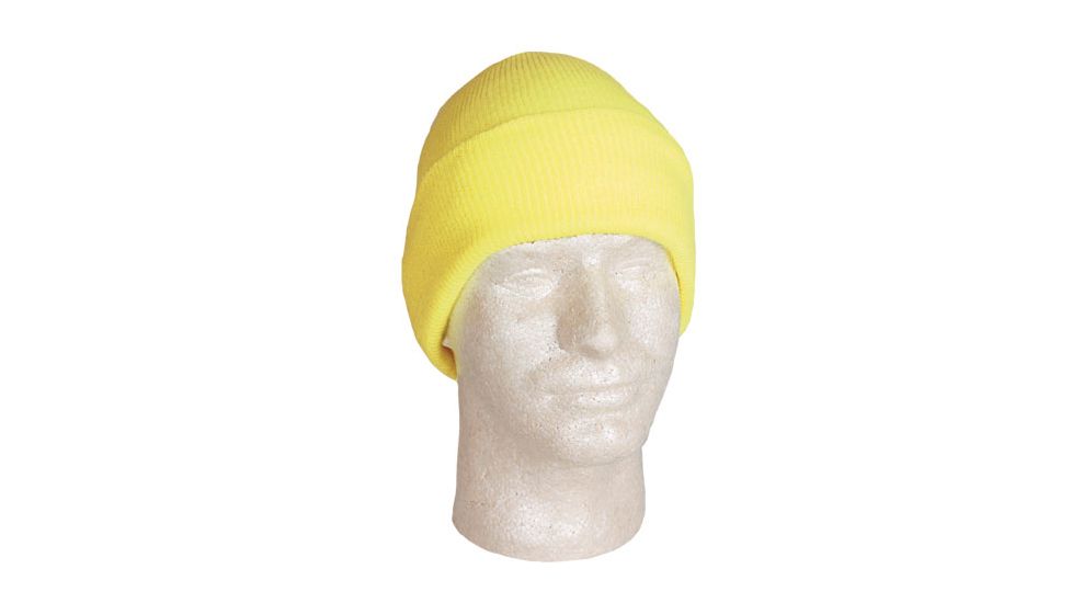Fox Outdoor Acrylic Cuff Hat, Safety Yellow, 71-270