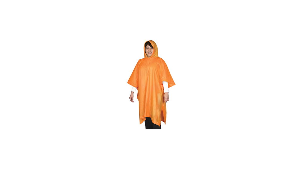 Fox Outdoor Adult Vinyl Poncho, Blaze Orange 099598211257