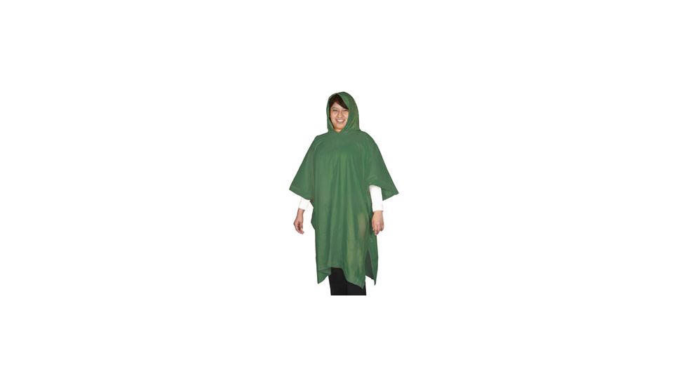 Fox Outdoor Adult Vinyl Poncho, Olive Drab 099598211004