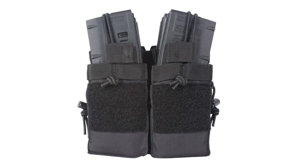 Fox Outdoor AR Quad-Stack Mag Pouch, Black,  57-421