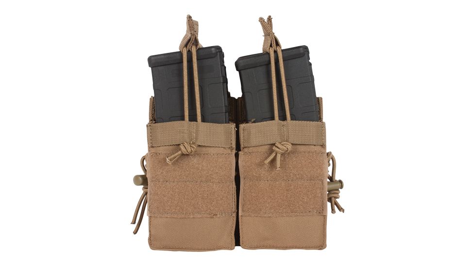 Fox Outdoor AR Quad-Stack Mag Pouch, Coyote,  57-428