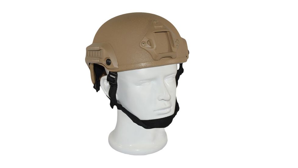 Fox Outdoor Battle Air Soft Helmet, Coyote, 30-138