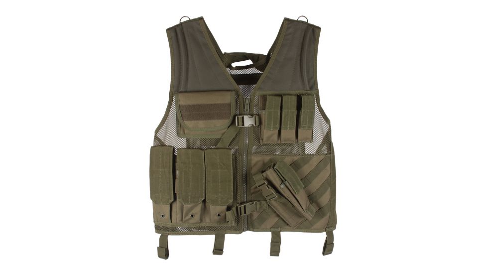 Fox Outdoor Big and Tall Assault Cross Draw Vest, Olive Drab, 65-2305