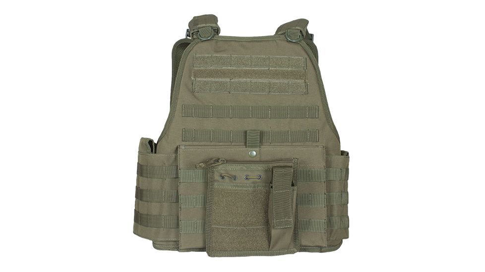 Fox Outdoor Big and Tall Vital Plate Carrier Vest, Olive Drab, 65-2105