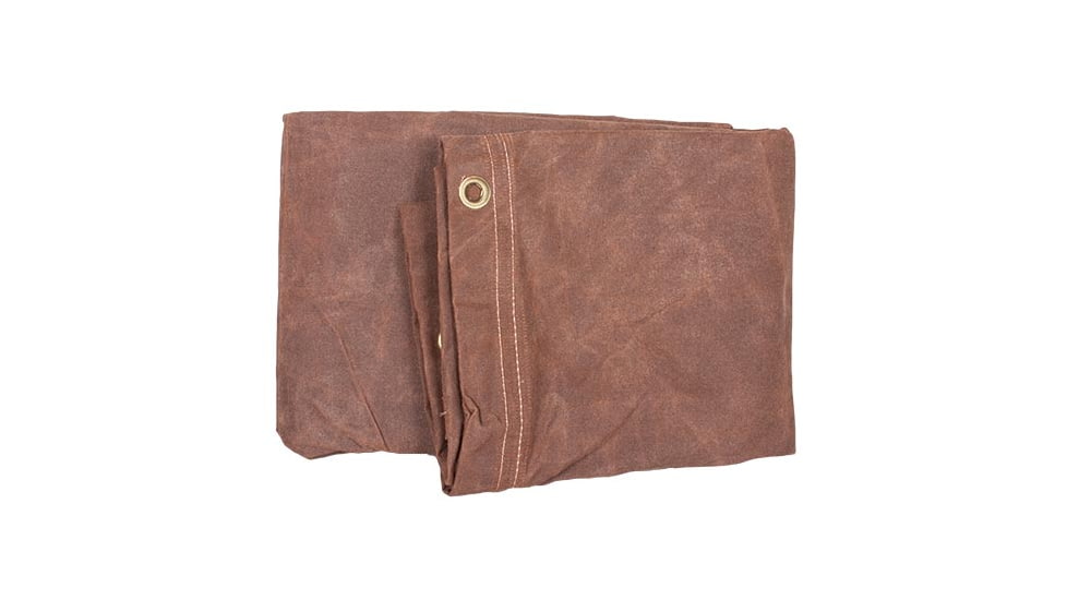 Fox Outdoor Color Canvas Tarps, Brown 10ft X 12ft, 81BR-1012