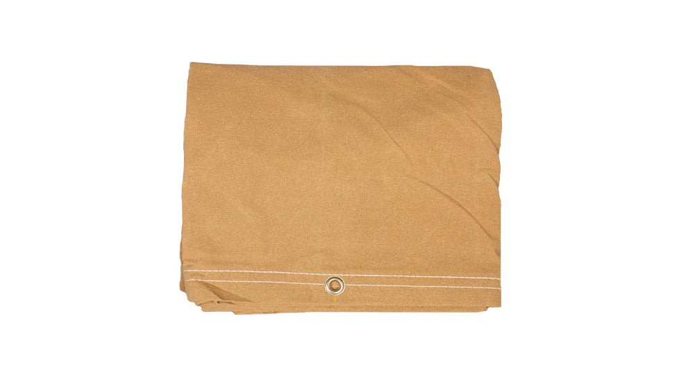 Fox Outdoor Color Canvas Tarps, Gold 6ft X 8ft, 81GD-68