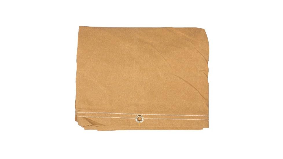 Fox Outdoor Color Canvas Tarps, Gold 8ft X 10ft, 81GD-810
