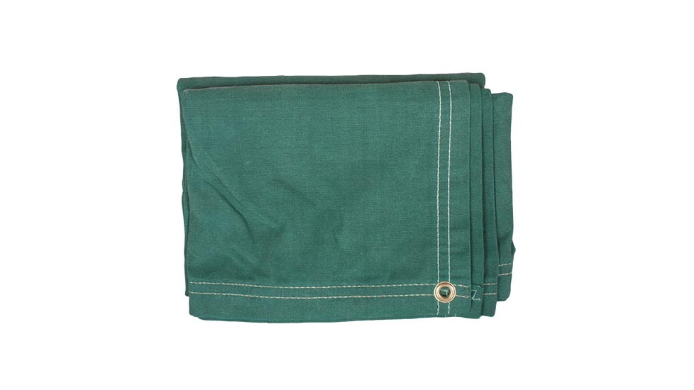 Fox Outdoor Color Canvas Tarps, Green 10ft X 12ft, 81GR-1012