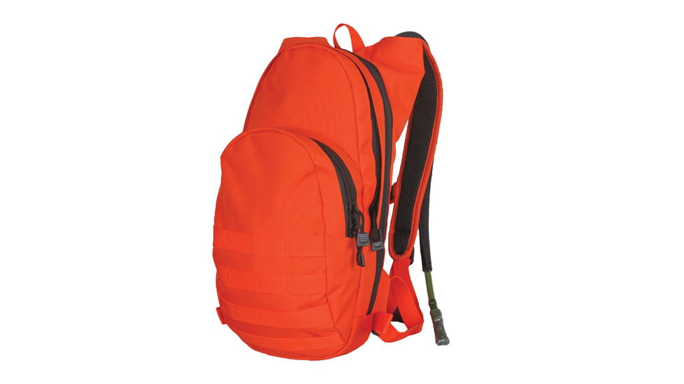 Fox Outdoor Compact Modular Hydration Backpack, Safety Orange, 56-352