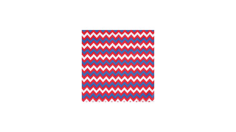 Fox Outdoor Cotton Bandanna, Chevron Patriotic, 83-170