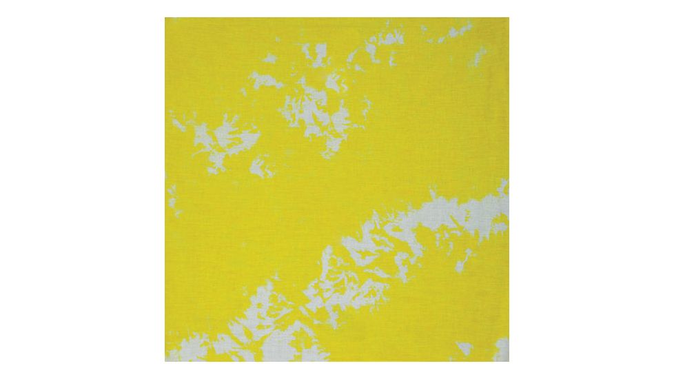 Fox Outdoor Cotton Bandanna, Lemon Tie Dye, 83-241