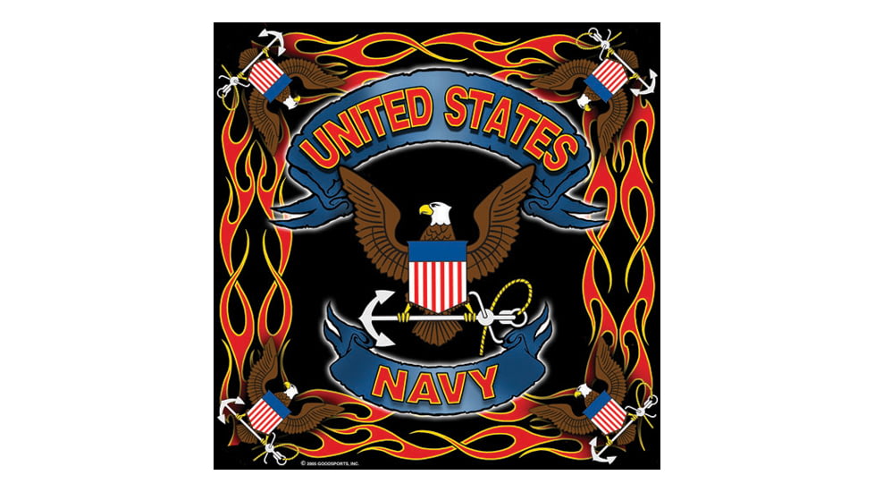 Fox Outdoor Cotton Bandanna, United States Navy, 83-056